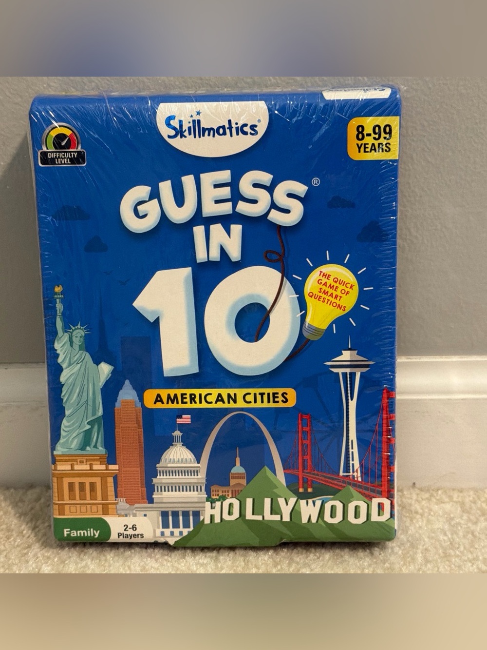 Skillmatics Guess in 10 American Cities Game New and Sealed